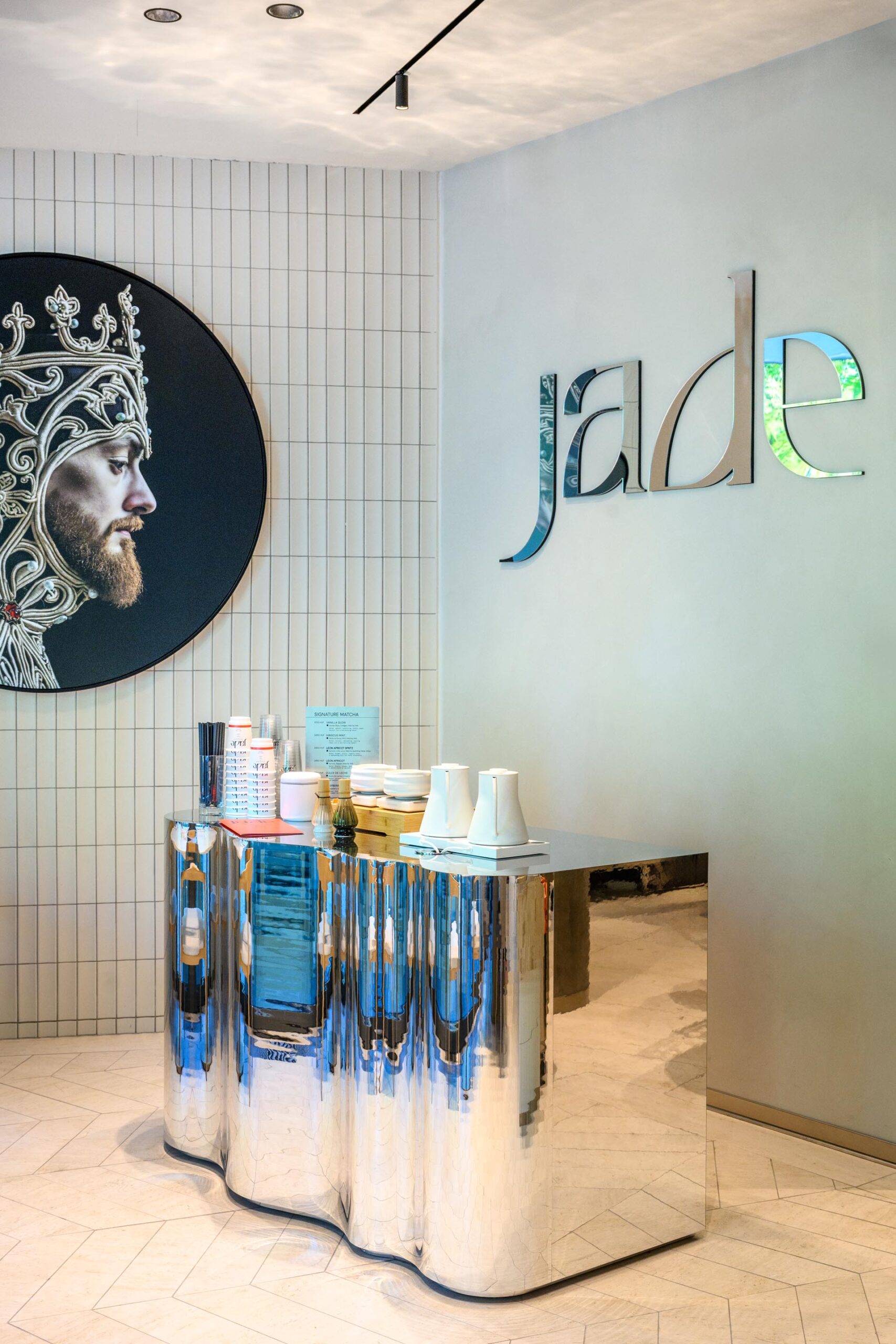 Jade Matcha Budapest pult